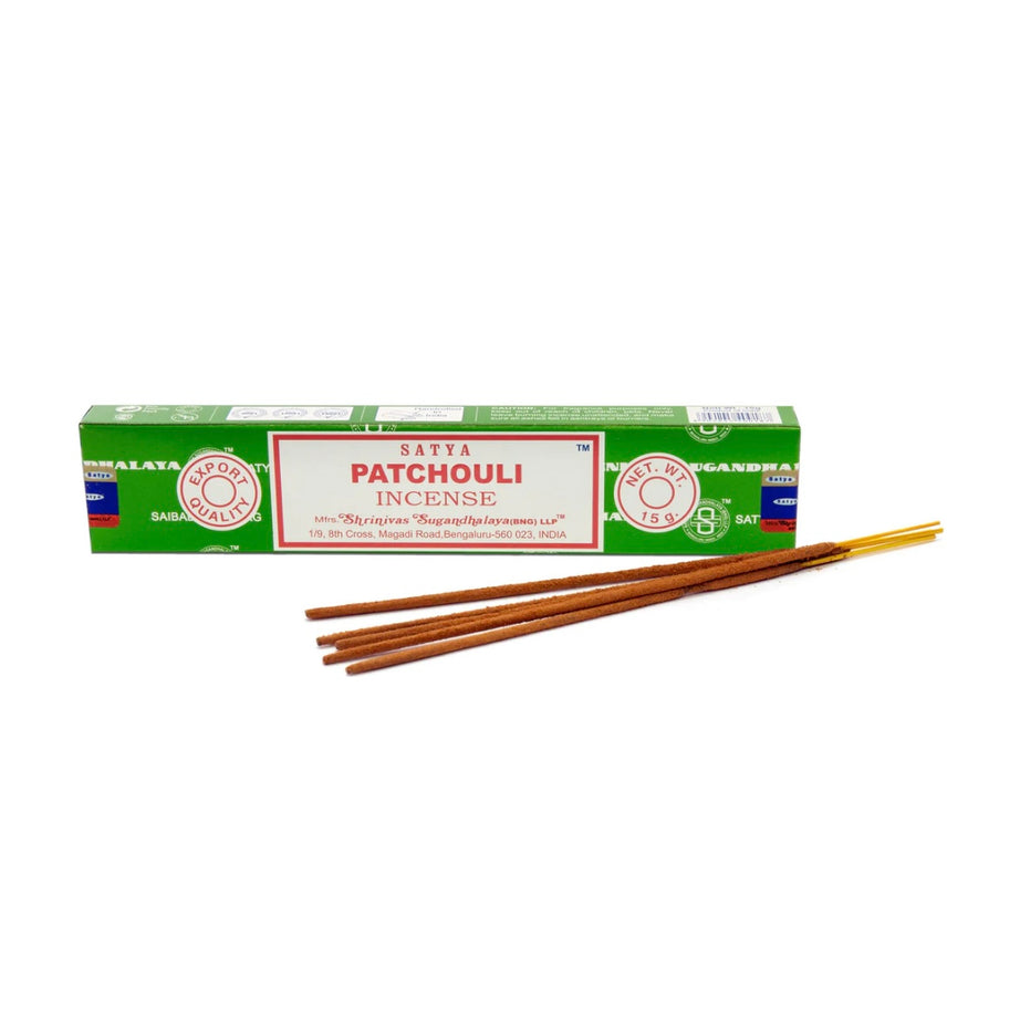 SATYA PATCHOULI INCENSE STICKS - Default Title -