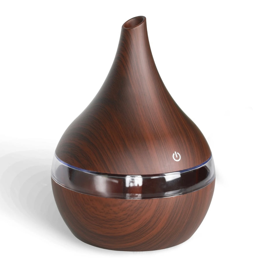 Slim Pot Humidifier - Dark Wood -