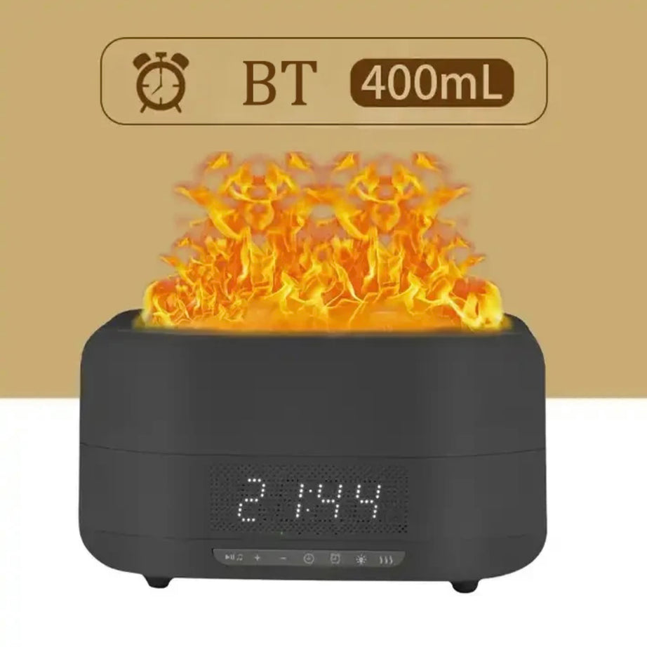 Flame Bluetooth Diffuser with Clock - Default Title -