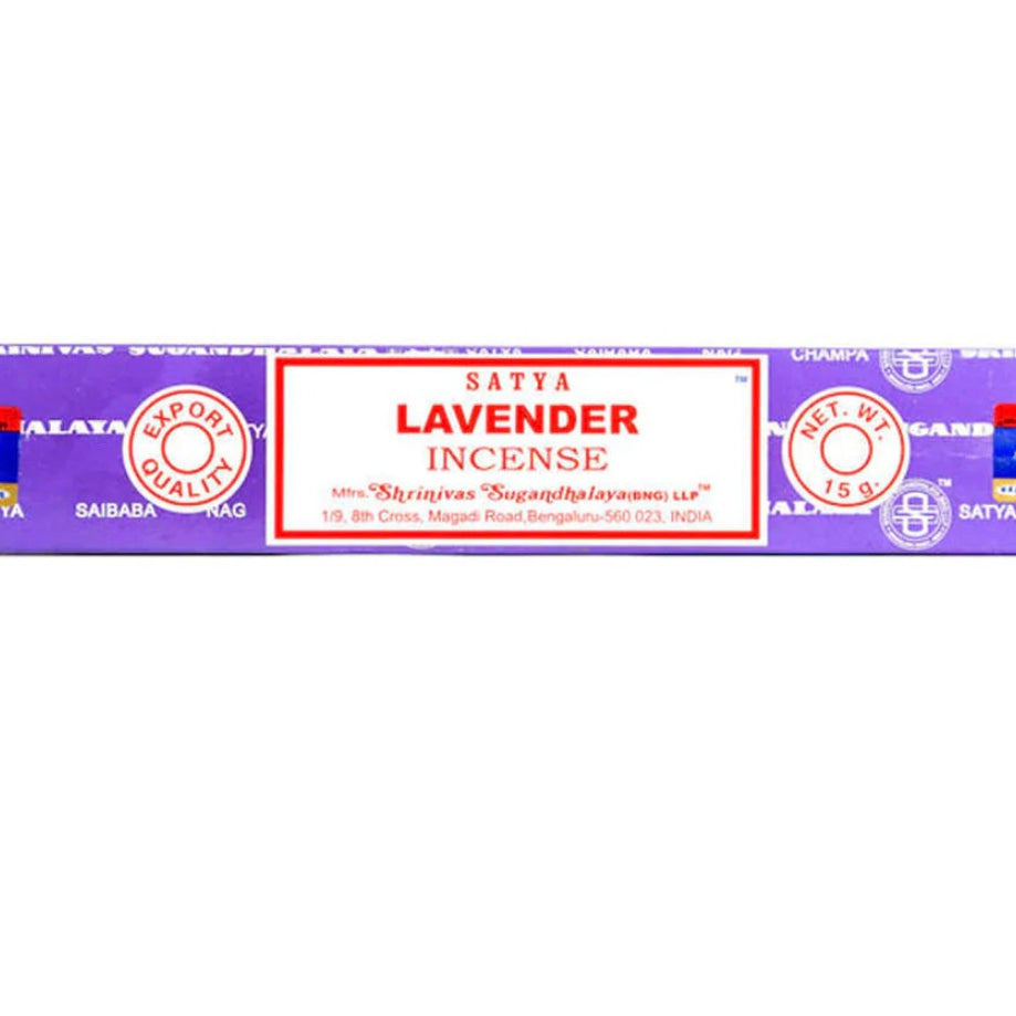 SATYA LAVENDER INCENSE STICKS - Default Title -