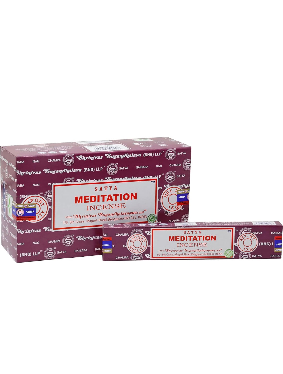 SATYA MEDITATION INCENSE STICKS - Default Title -